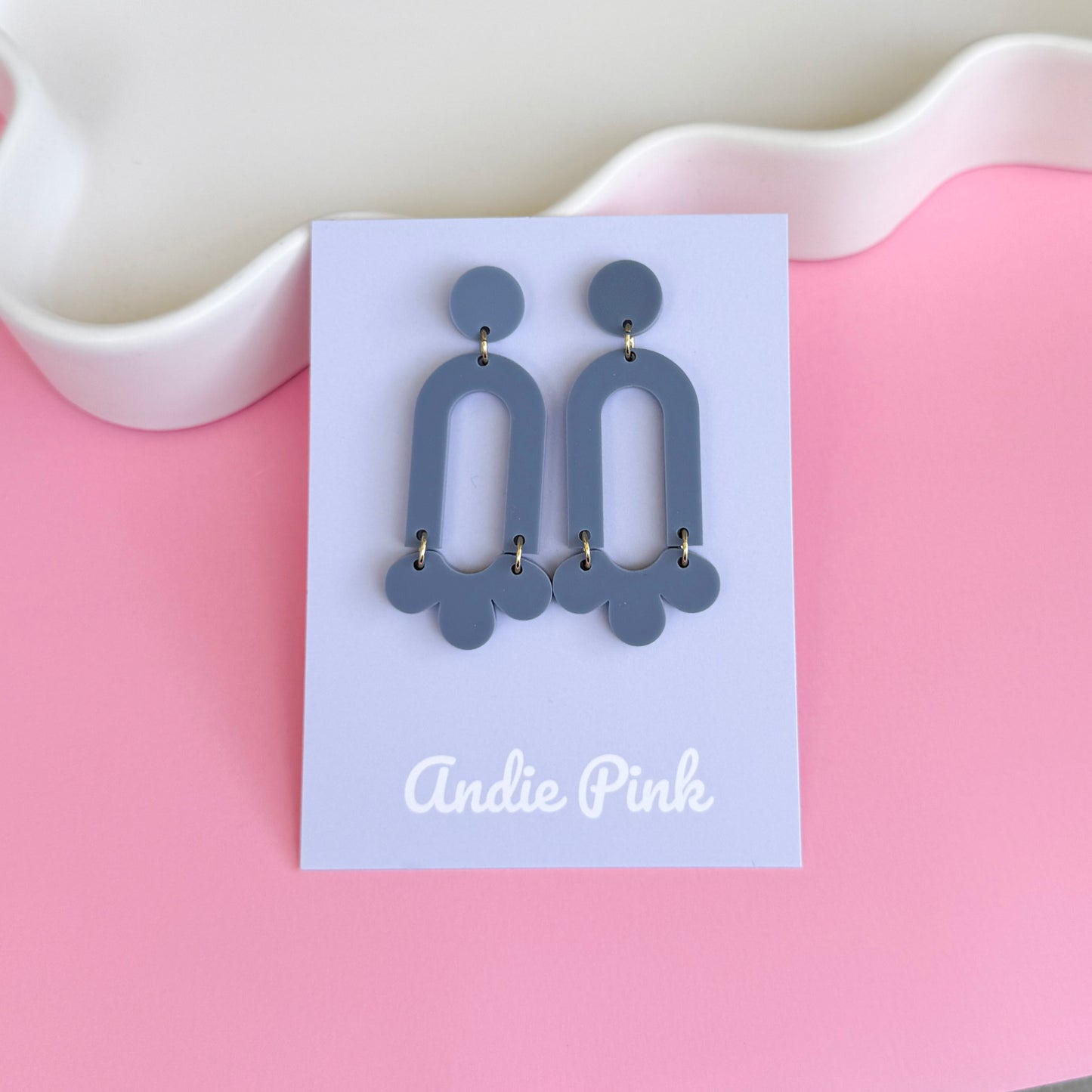 Grey Sophie Earrings