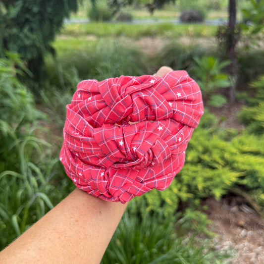 Red Americana Headband