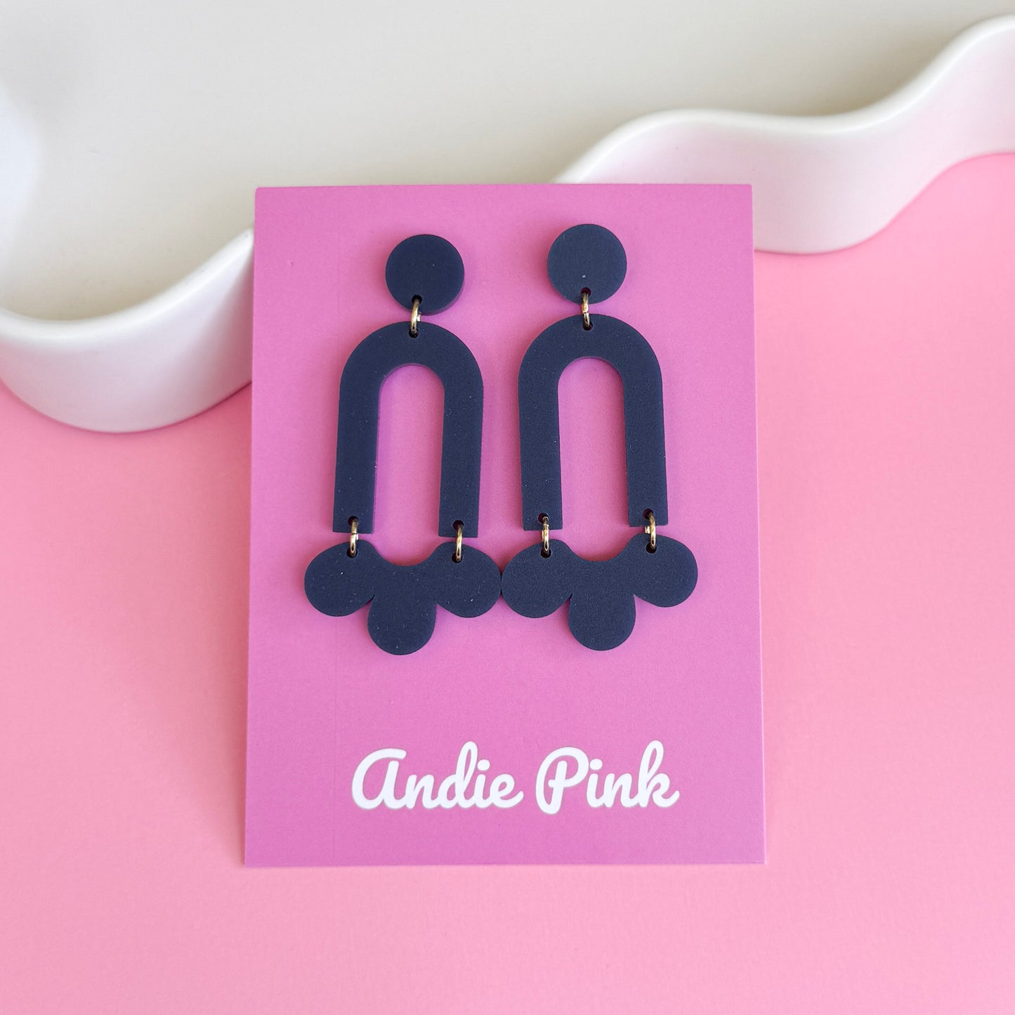 Navy Sophie Earrings