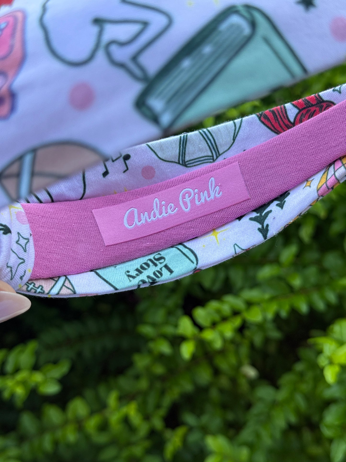 Taylor Swift Inspired Headband | Handmade Pink Topknot with Eras-Inspired Details