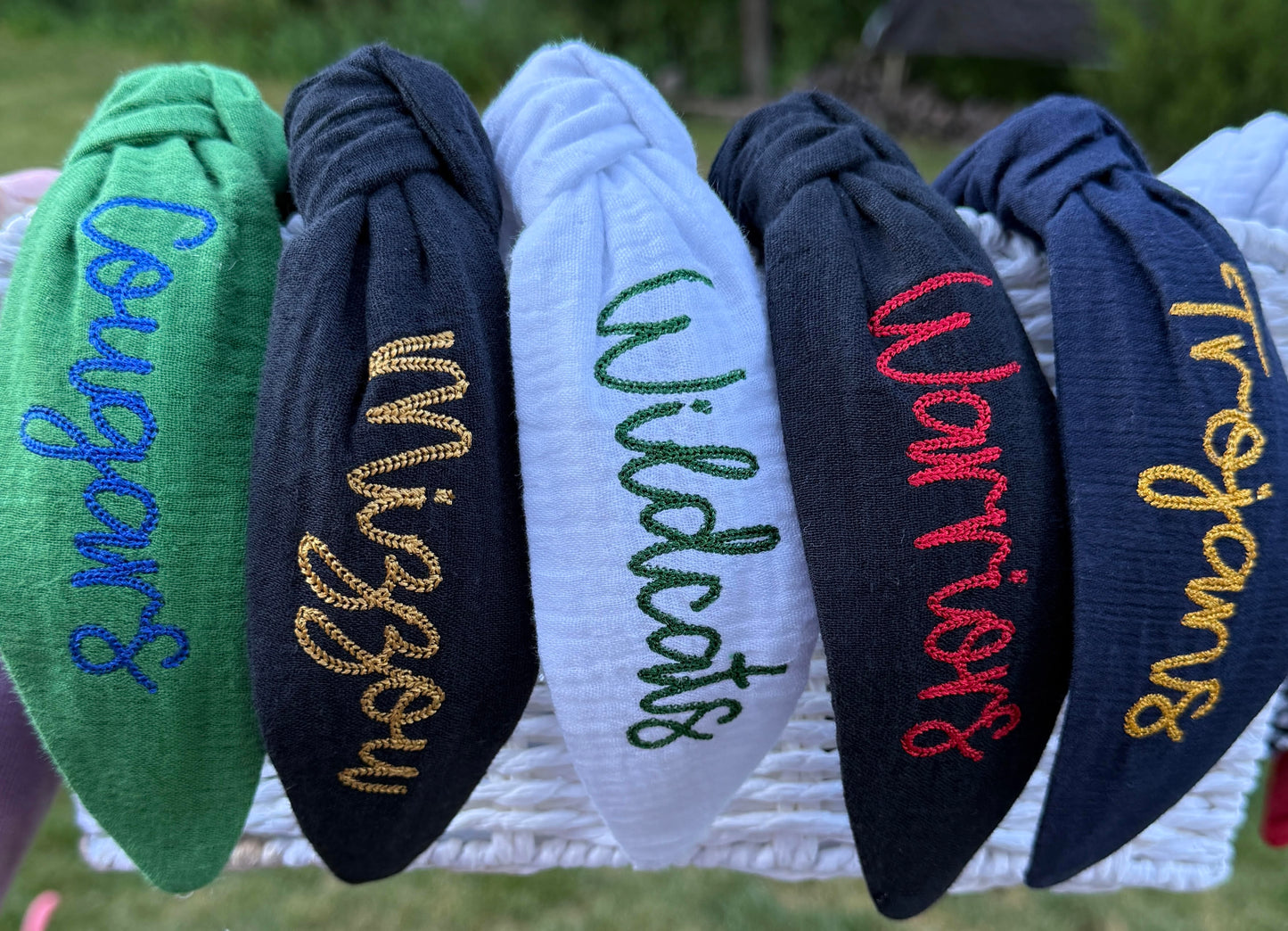 Custom Embroidered Headband