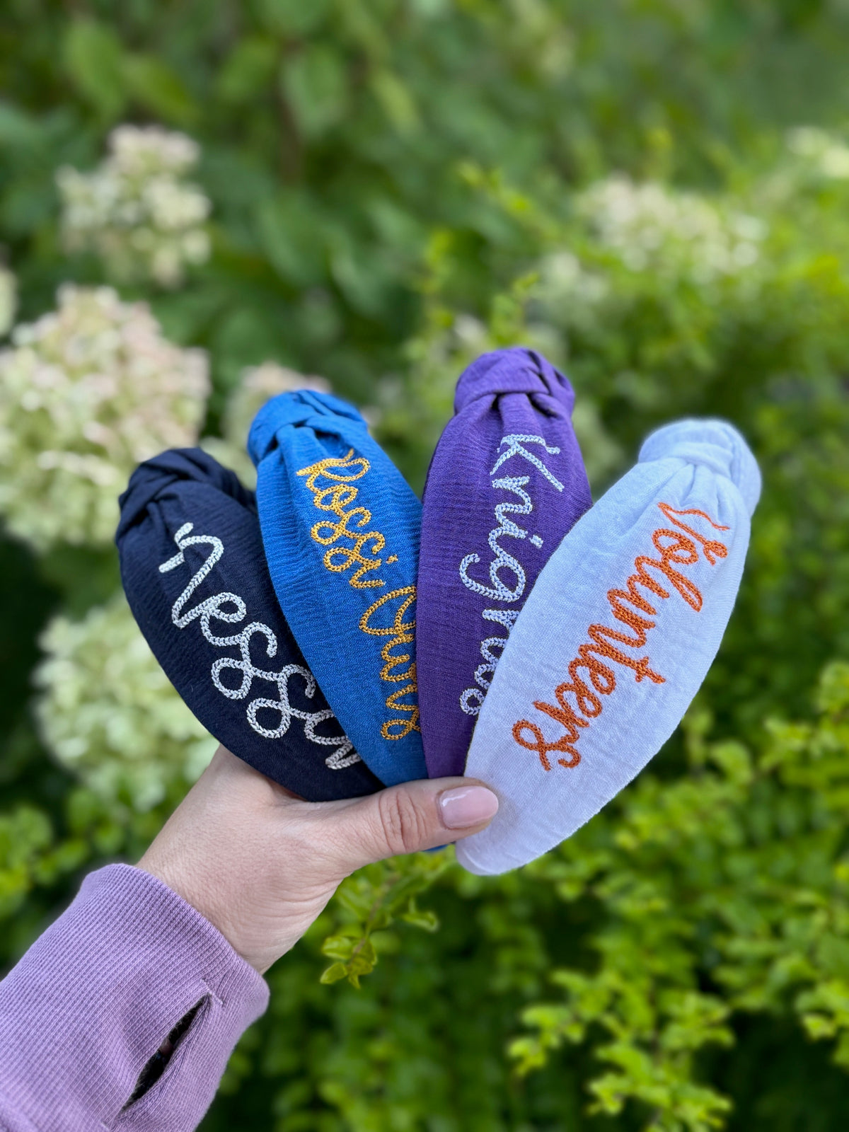 Custom Embroidered Headband