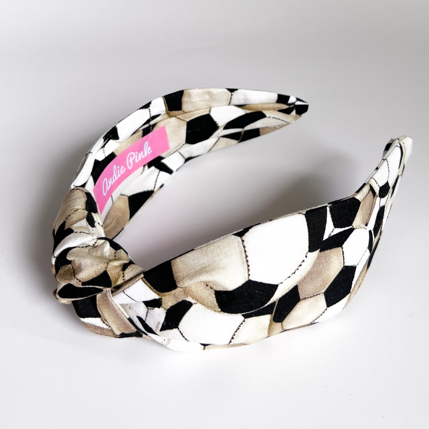 Soccer theme headabnd, soccer headband