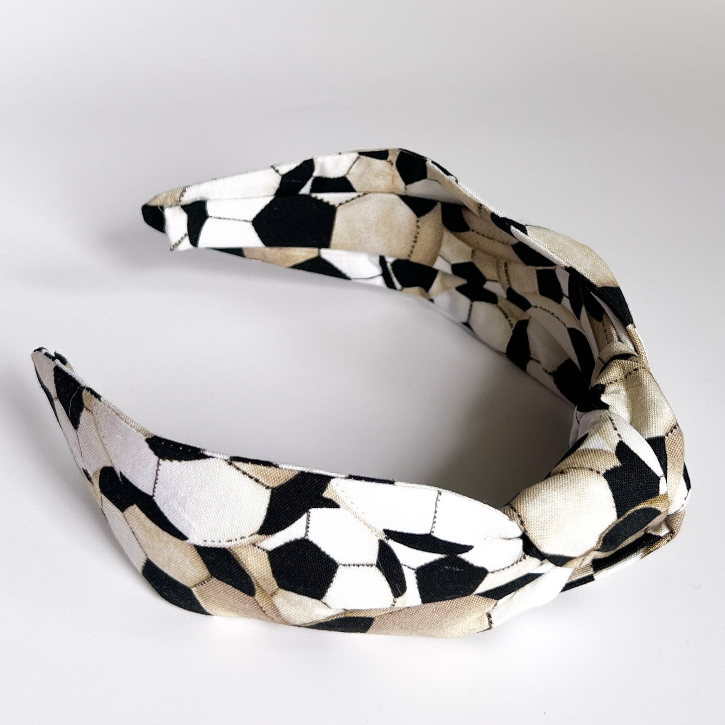Soccer theme headabnd, soccer headband