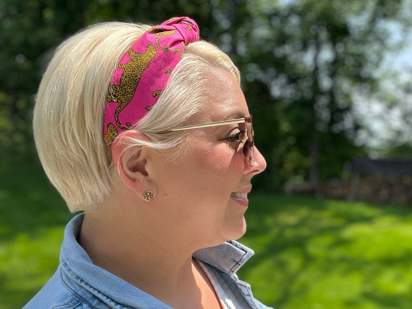 Hot Pink Jaguar Headband