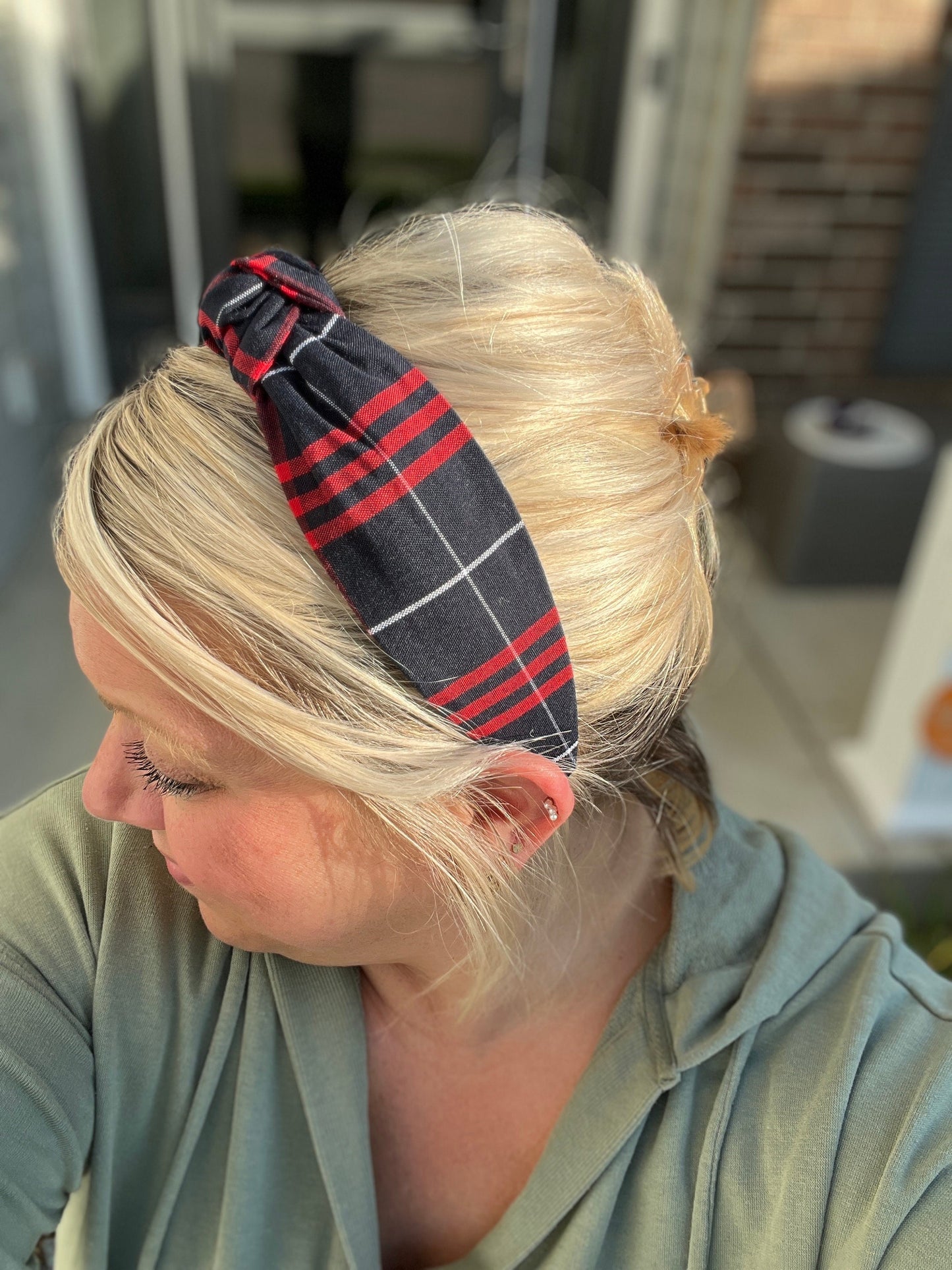 Hamilton Plaid Headband