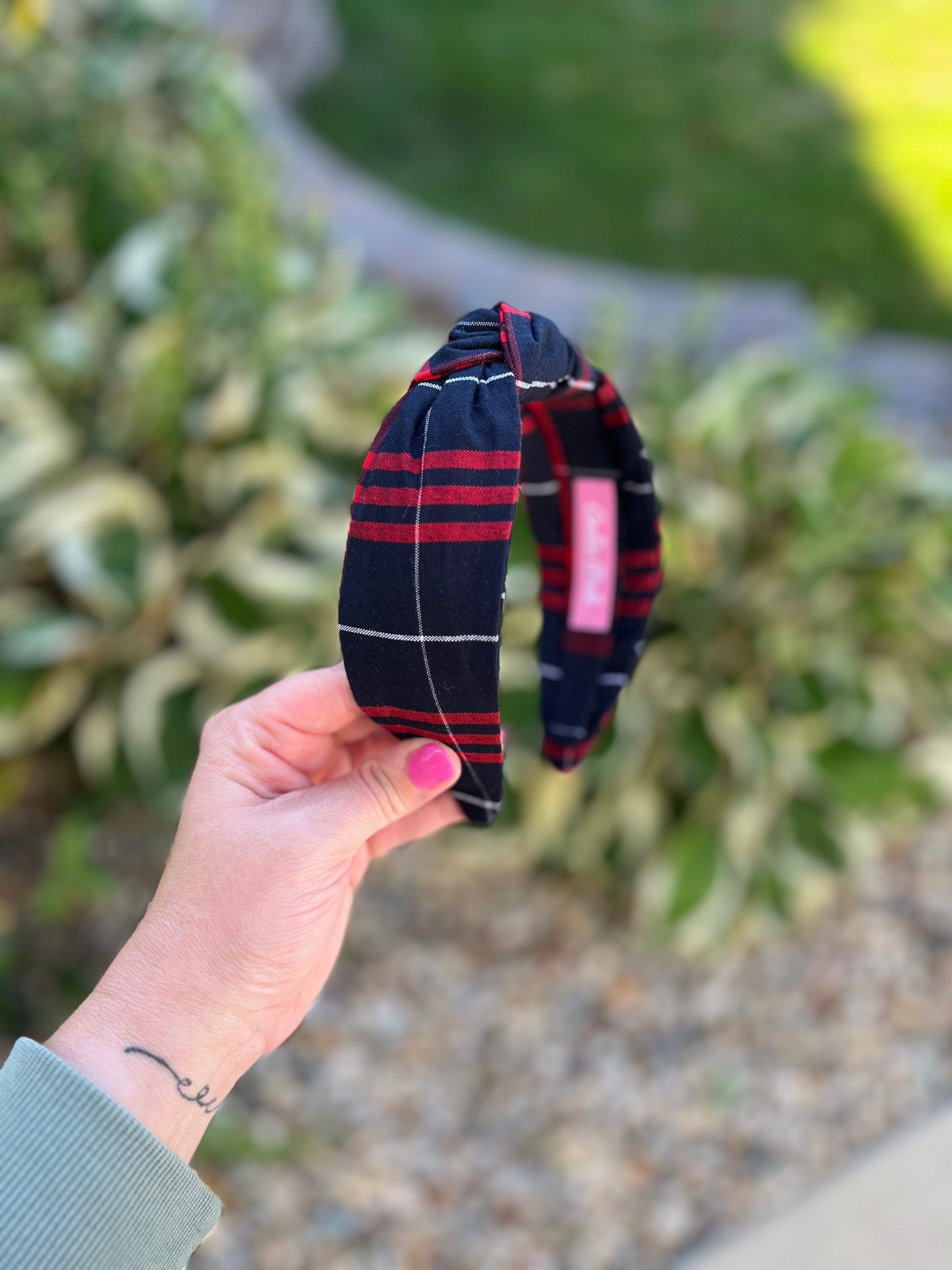 Hamilton Plaid Headband