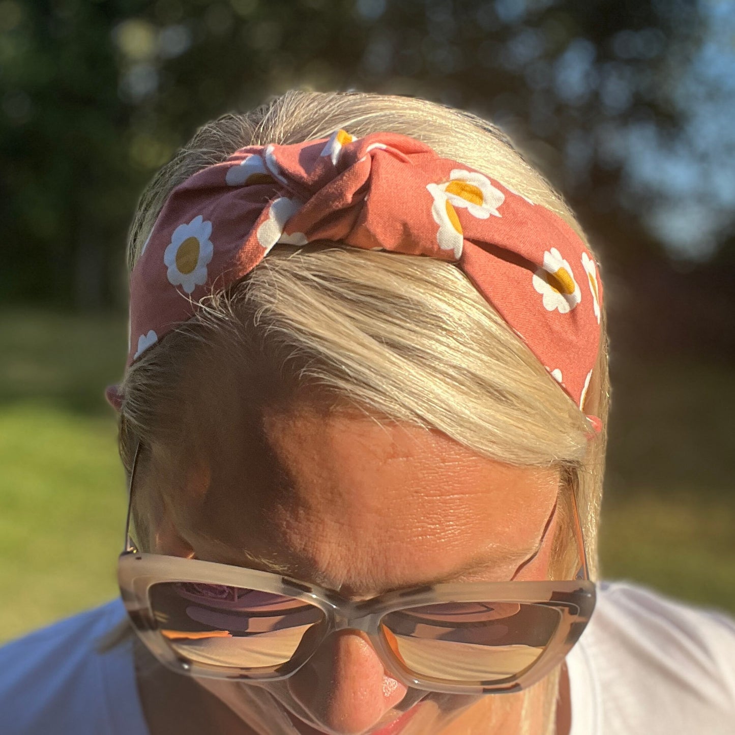 Boho Daisy Floral Headband