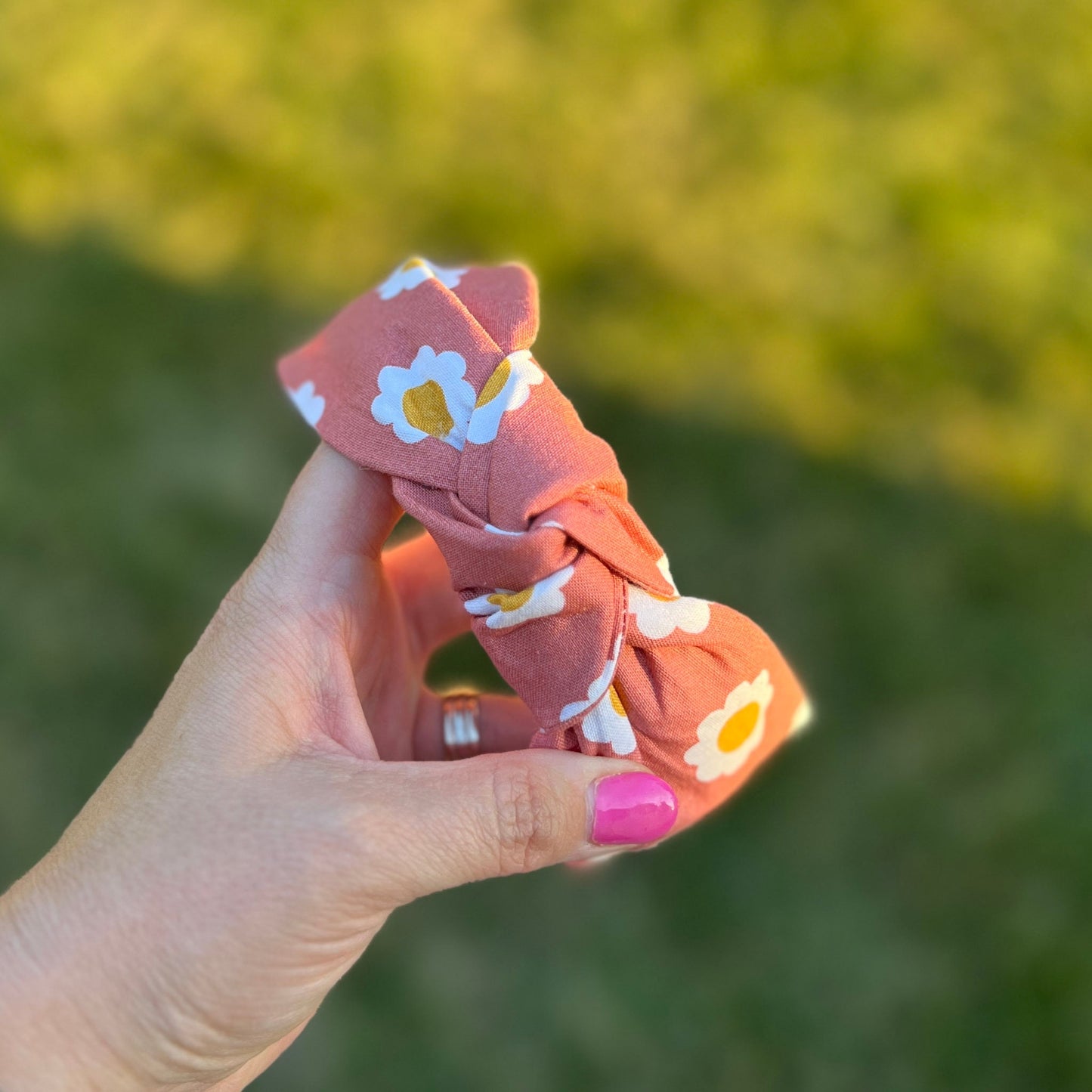 Boho Daisy Floral Headband