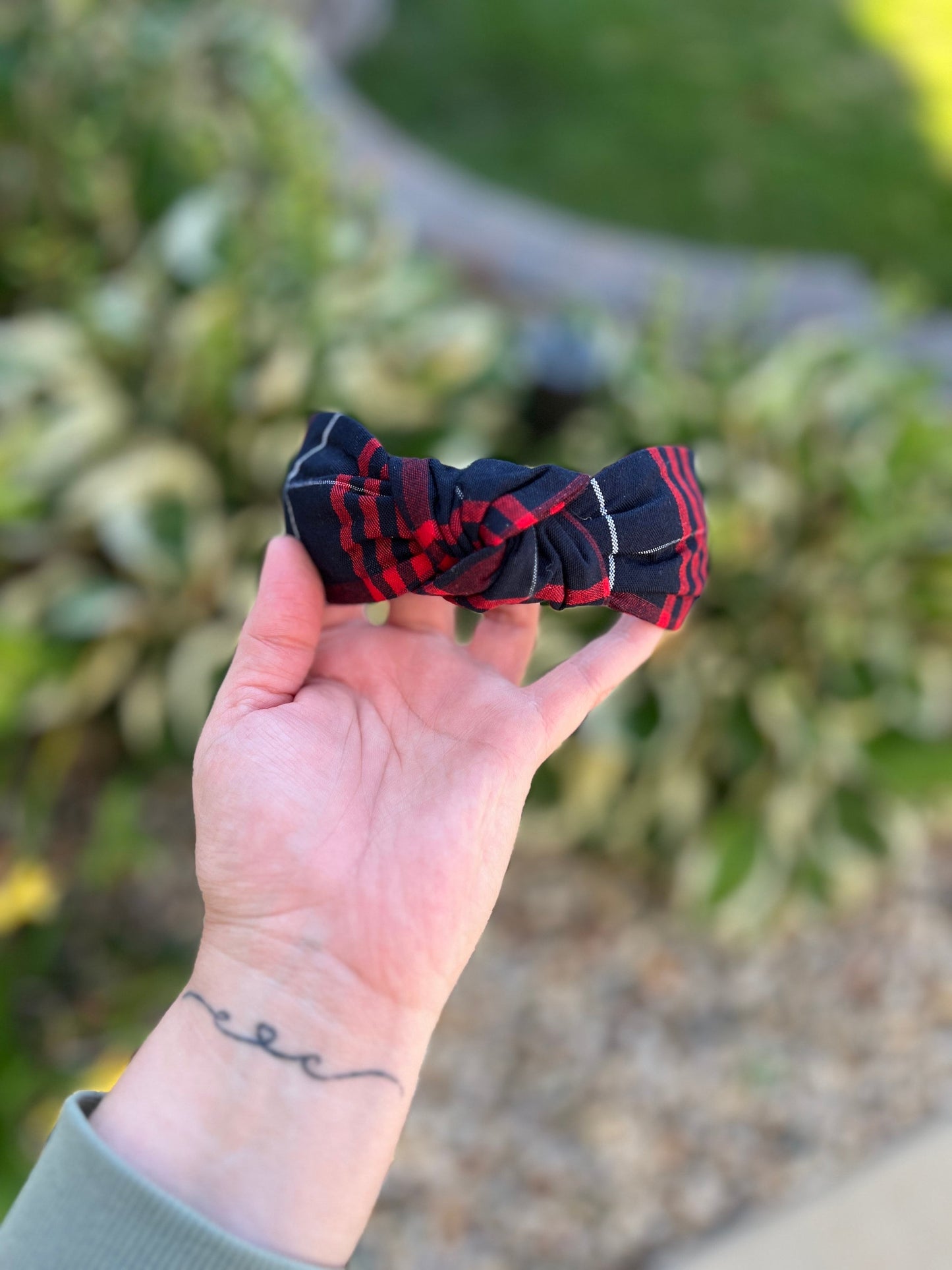 Hamilton Plaid Headband