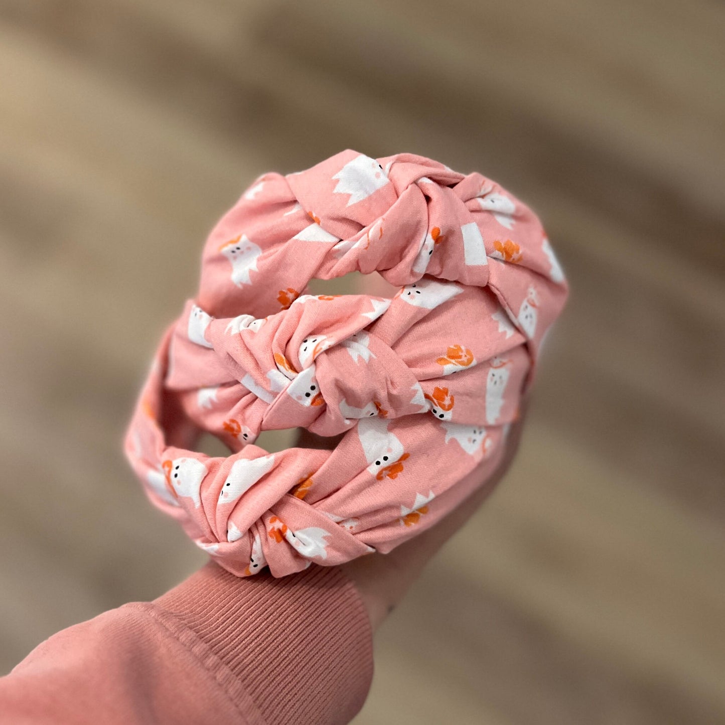 Pink Ghost Halloween Headband