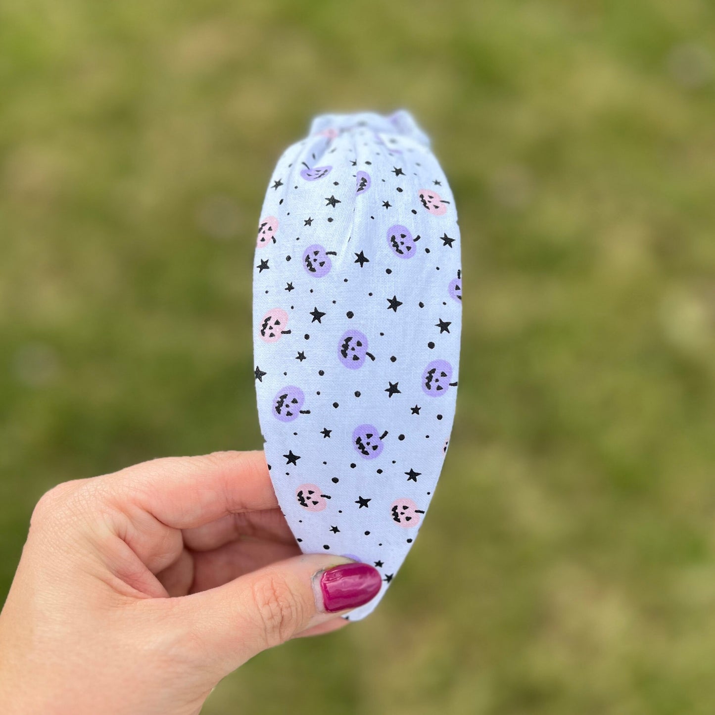 Purple & Pink Pumpkins Halloween Headband