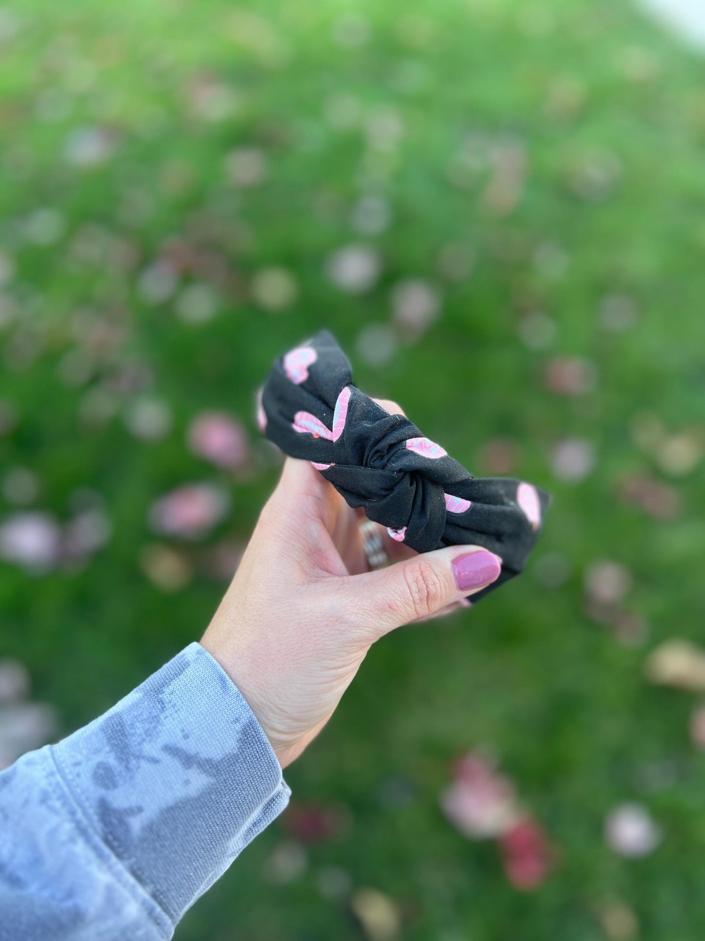 Pink Pumpkins Halloween Headband