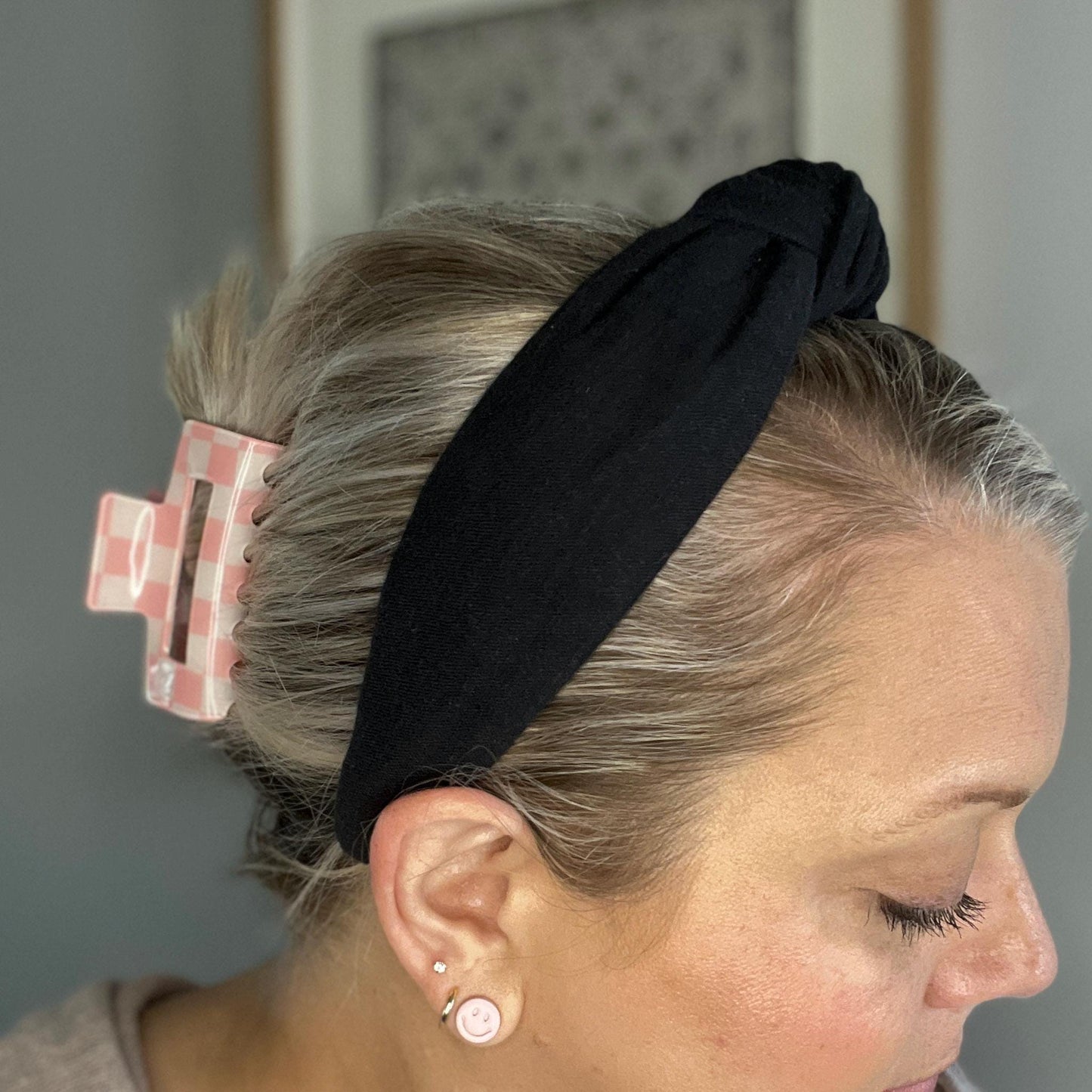 Solid Black Headband