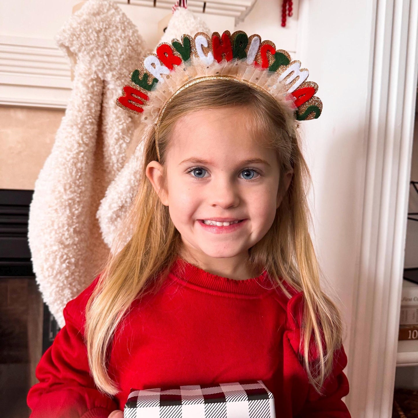 Merry Christmas Headband for Girls