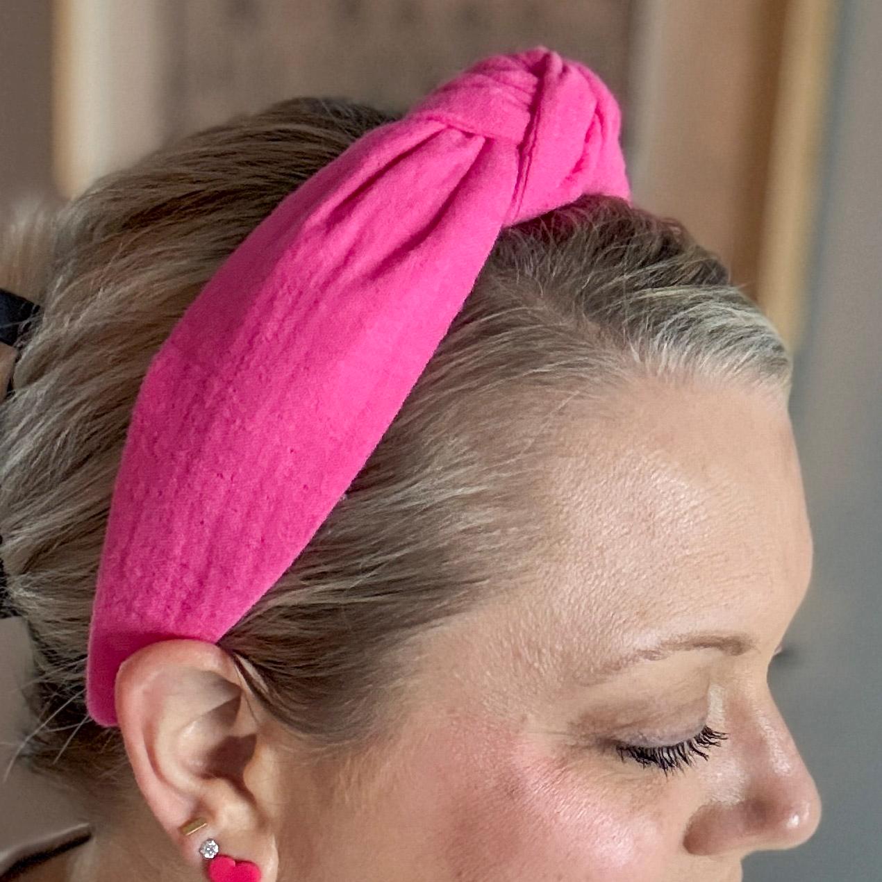 Solid Hot Pink Handmade