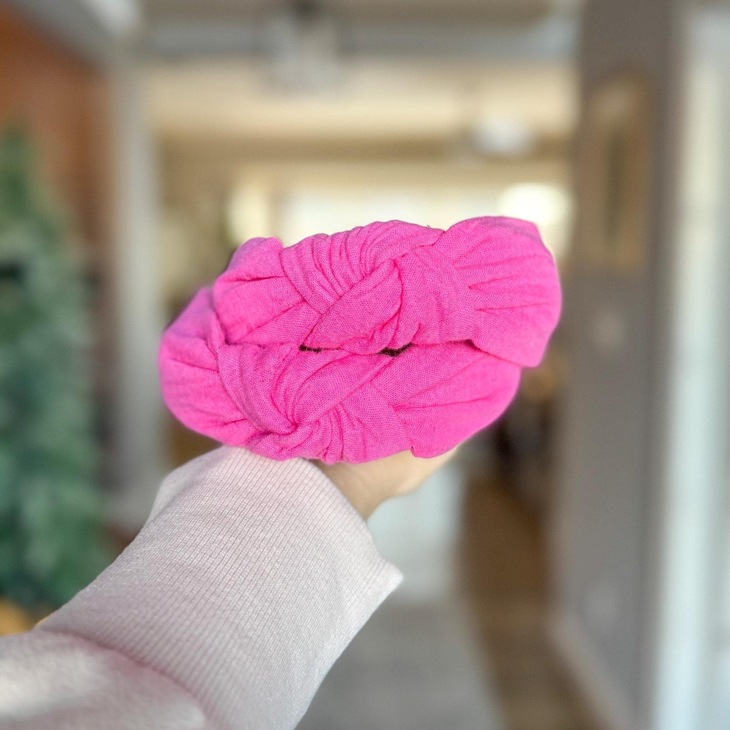 Solid Hot Pink Handmade