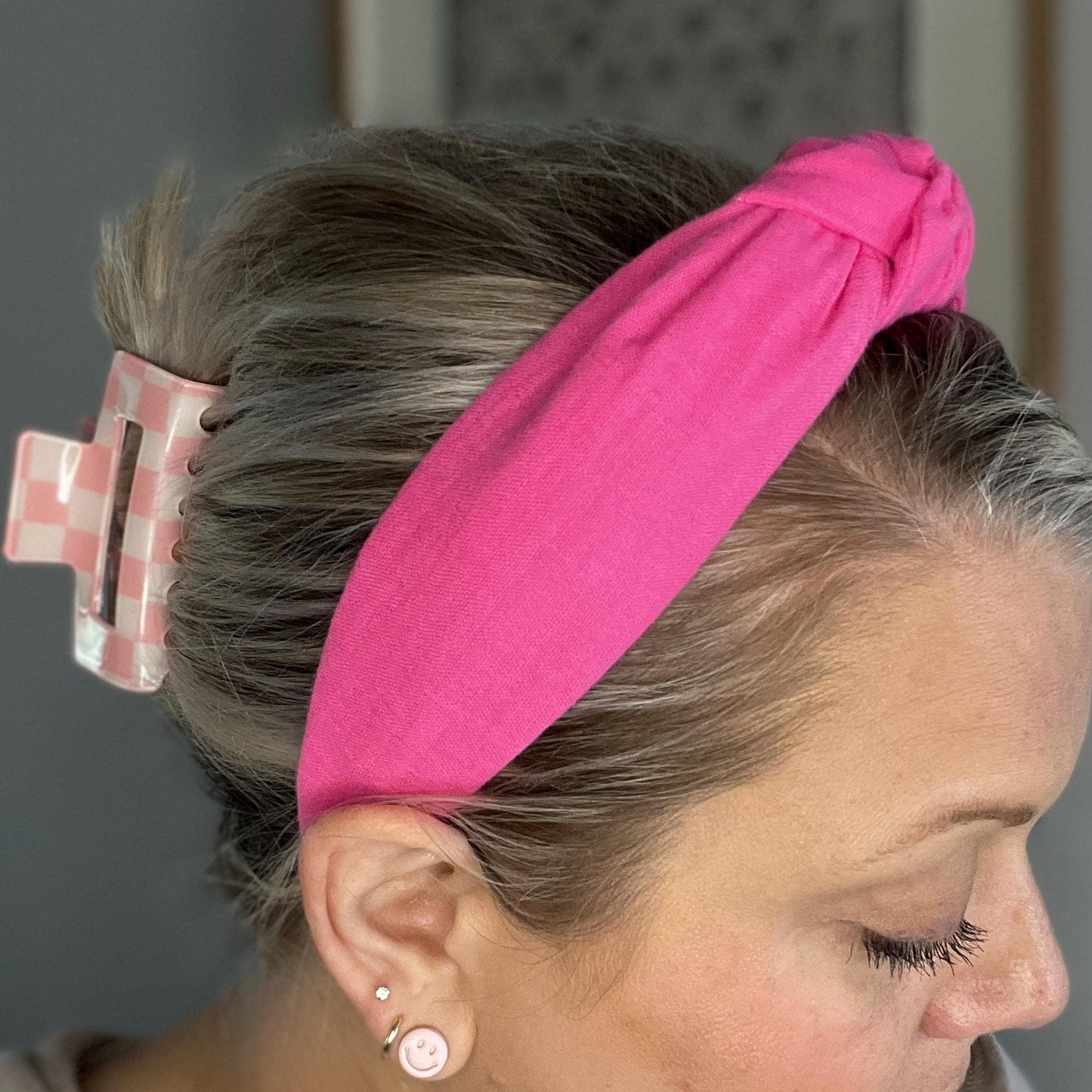 Solid Hot Pink Handmade