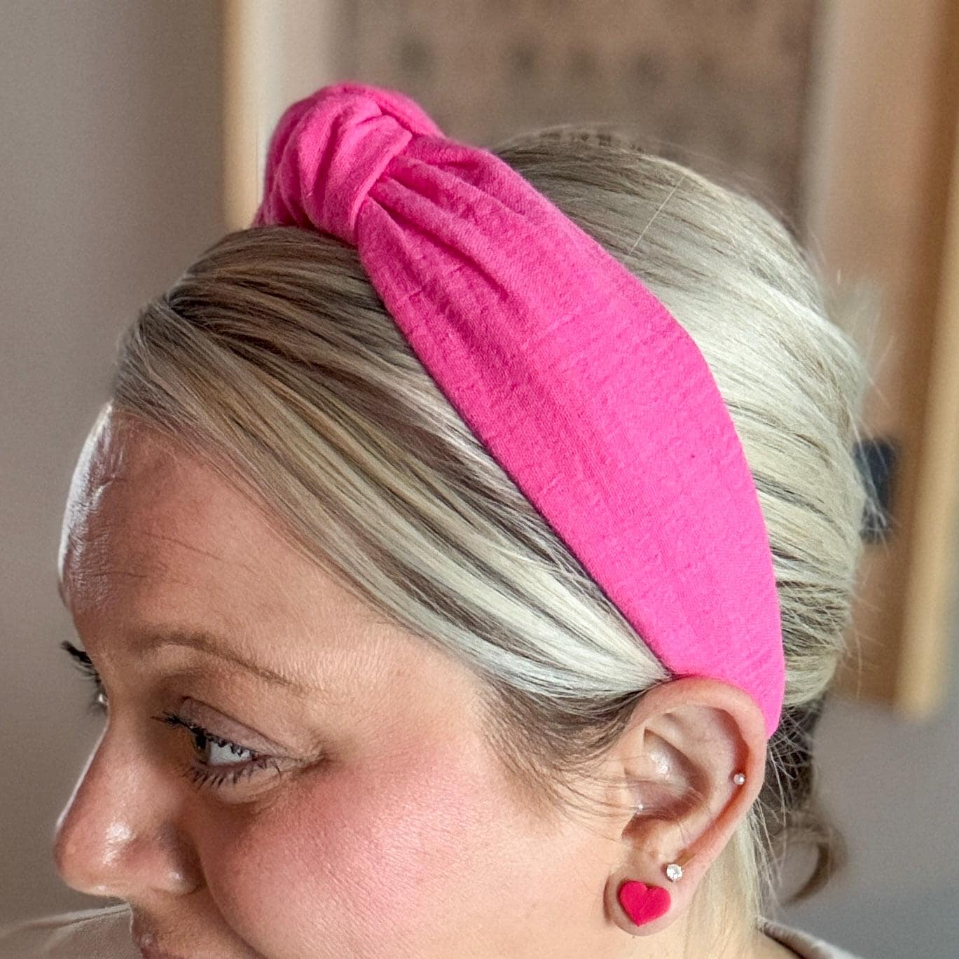 Solid Hot Pink Handmade
