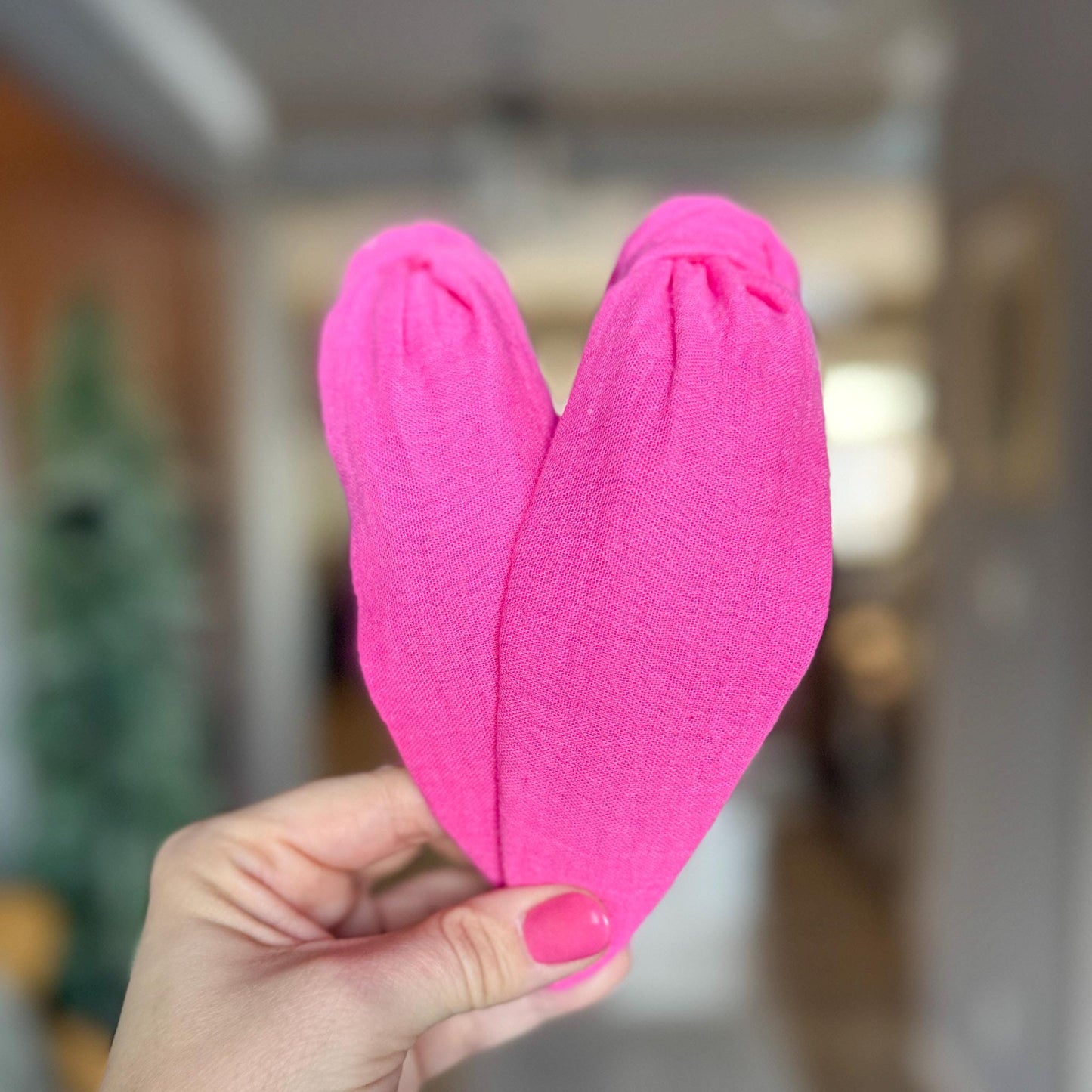 Solid Hot Pink Handmade