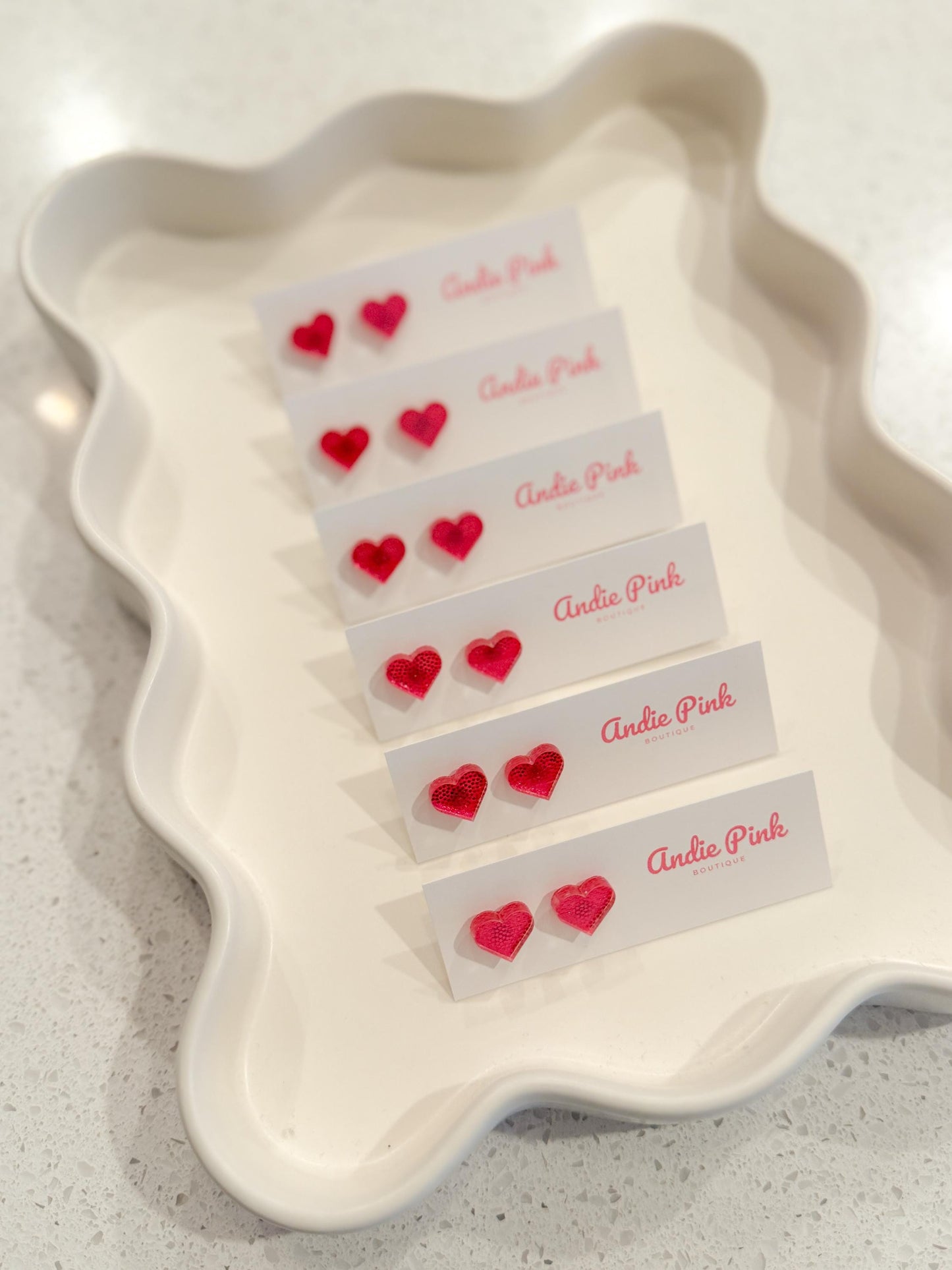 Heart Stud Earrings