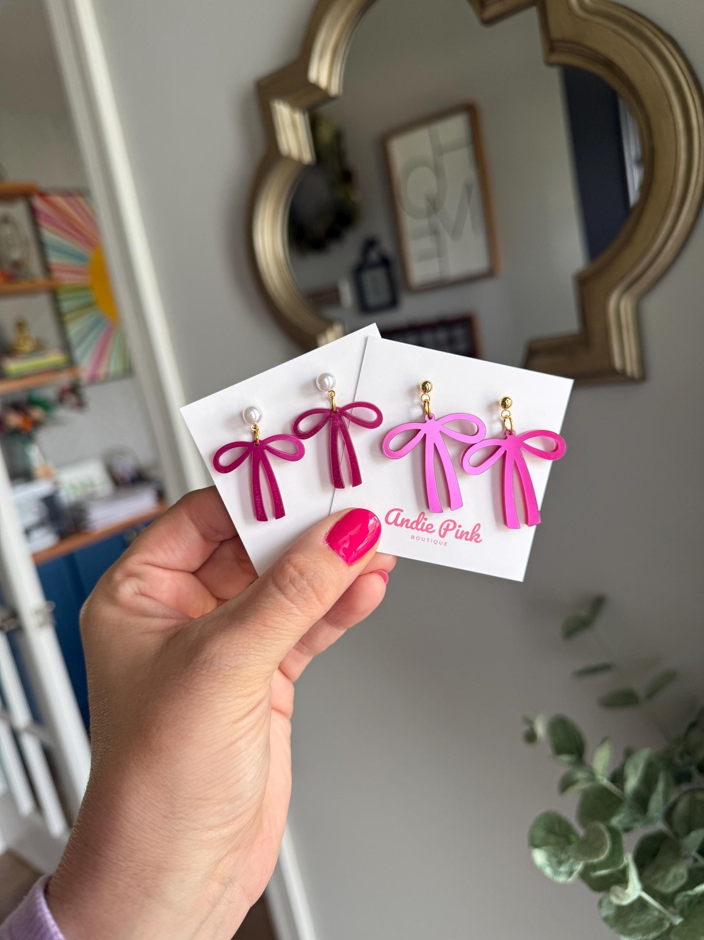 Bow Dangle Earrings