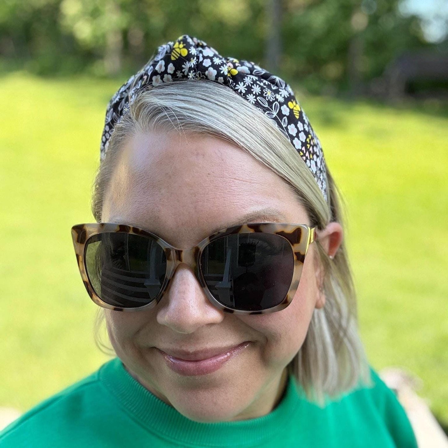 Floral Bee Theme Headband