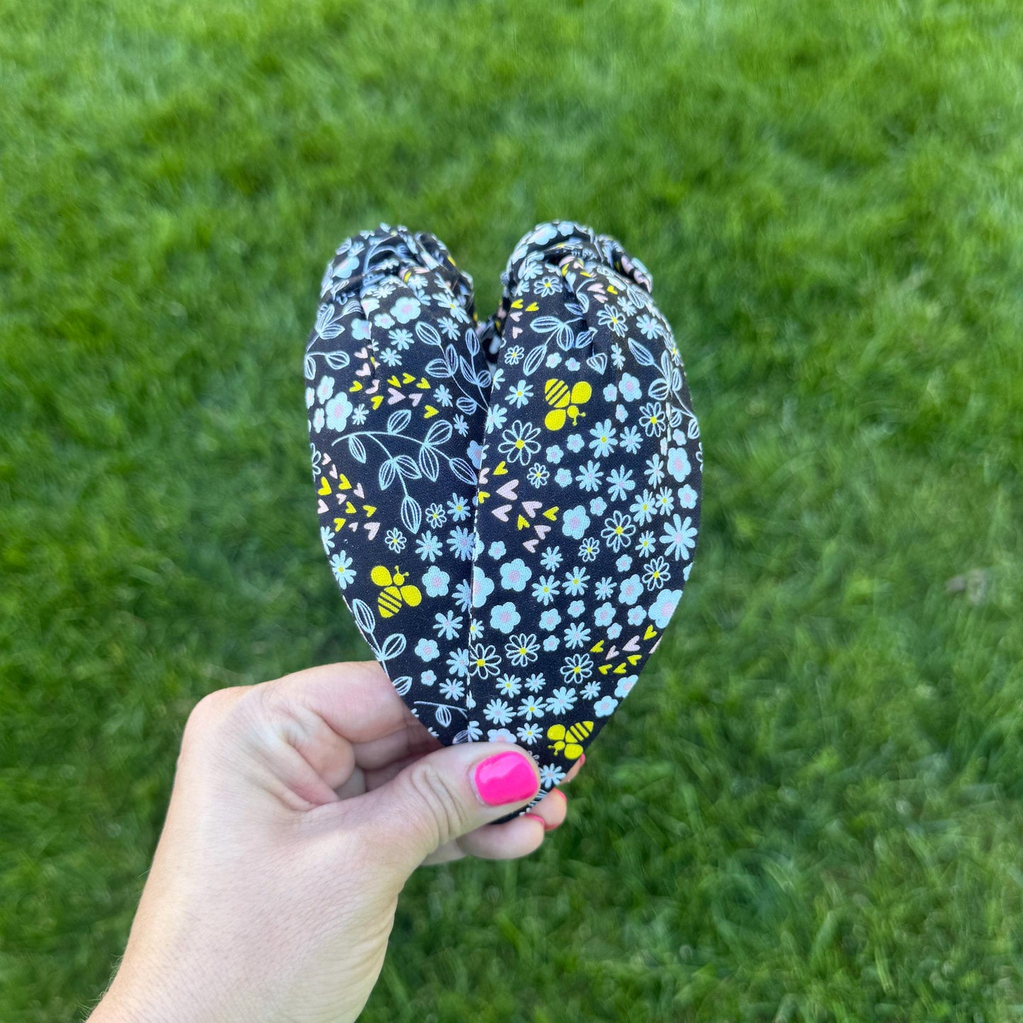 Floral Bee Theme Headband