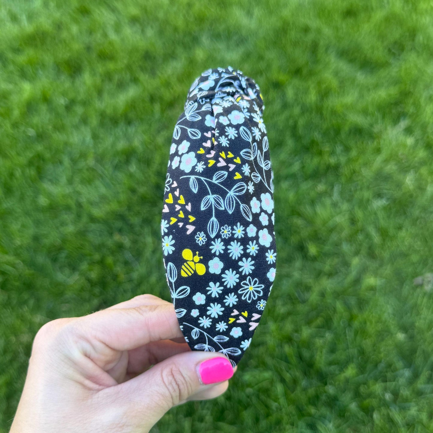Floral Bee Theme Headband