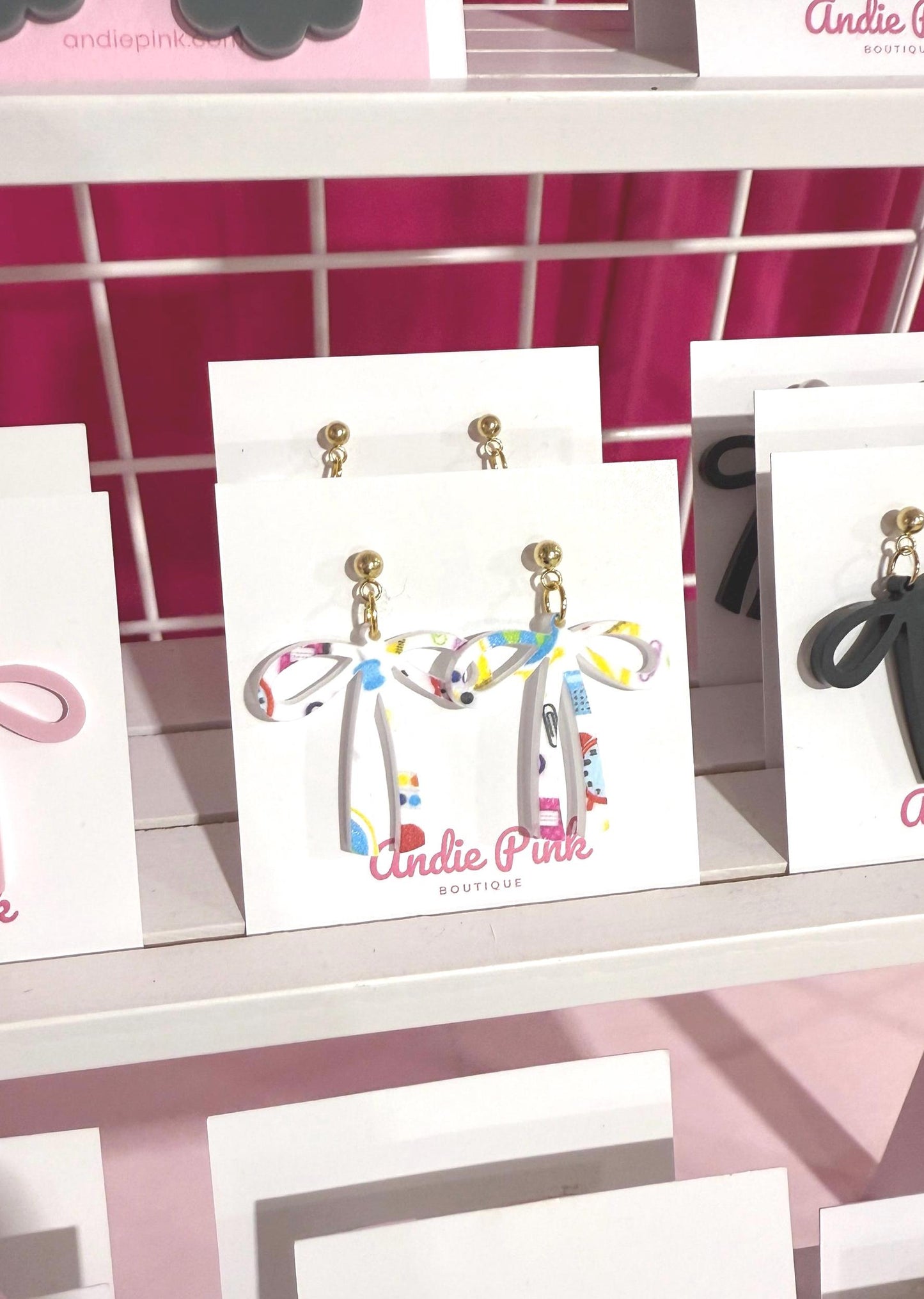 Bow Dangle Earrings