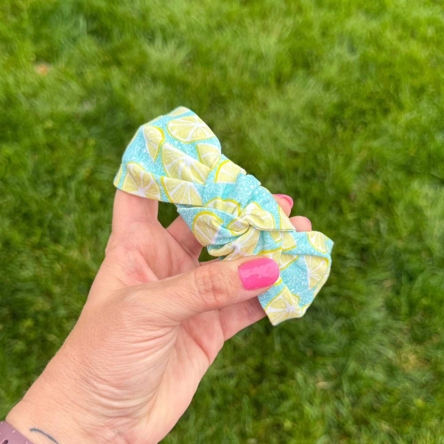 Lemon & Teal Headband
