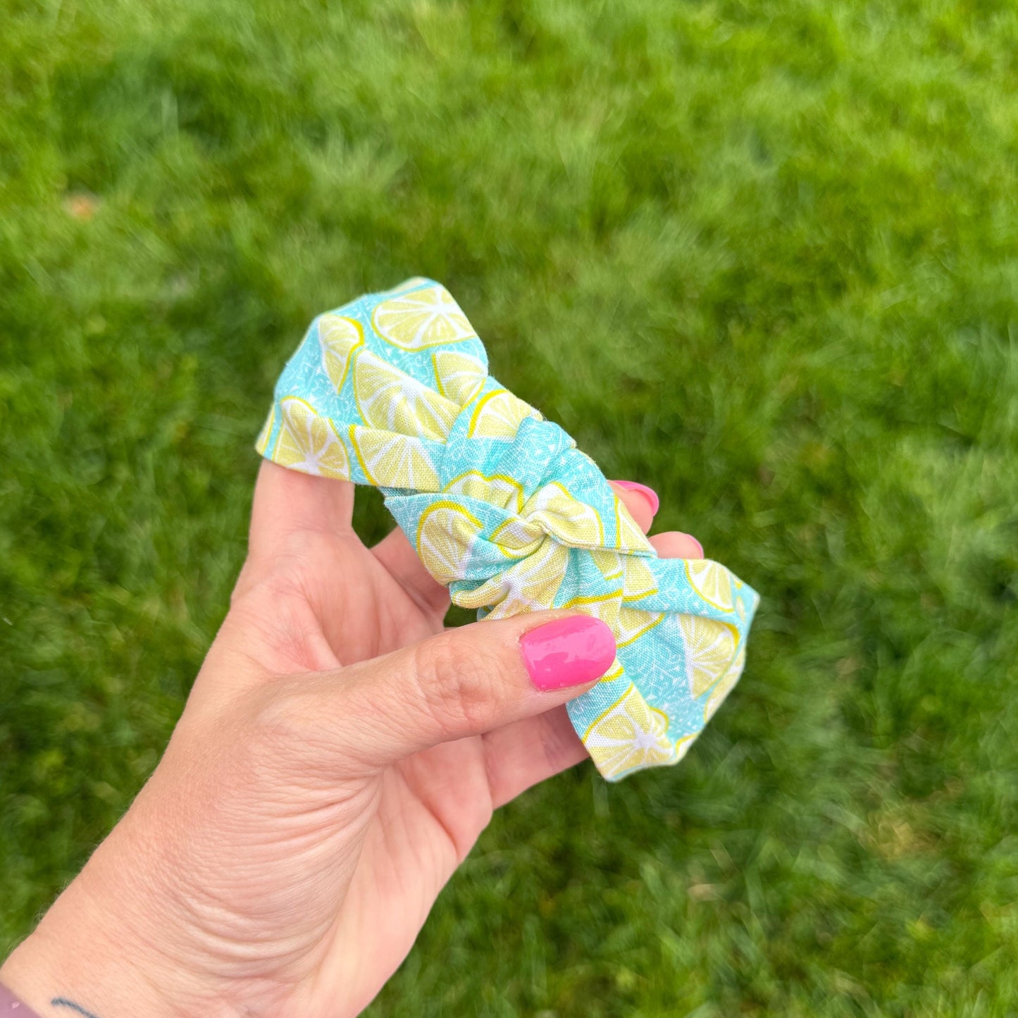 Lemon & Teal Headband