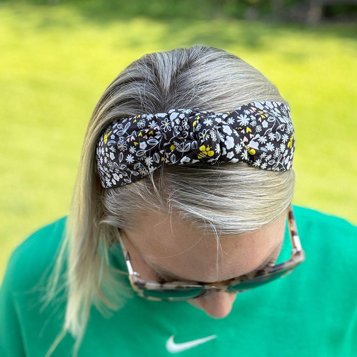 Floral Bee Theme Headband