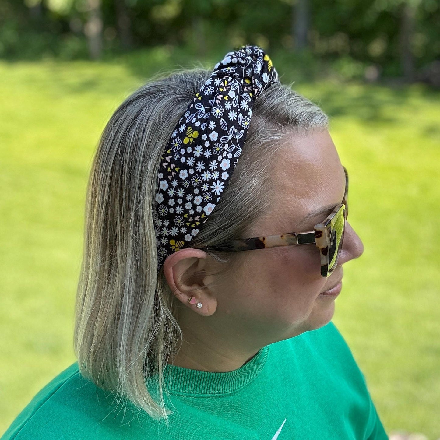 Floral Bee Theme Headband