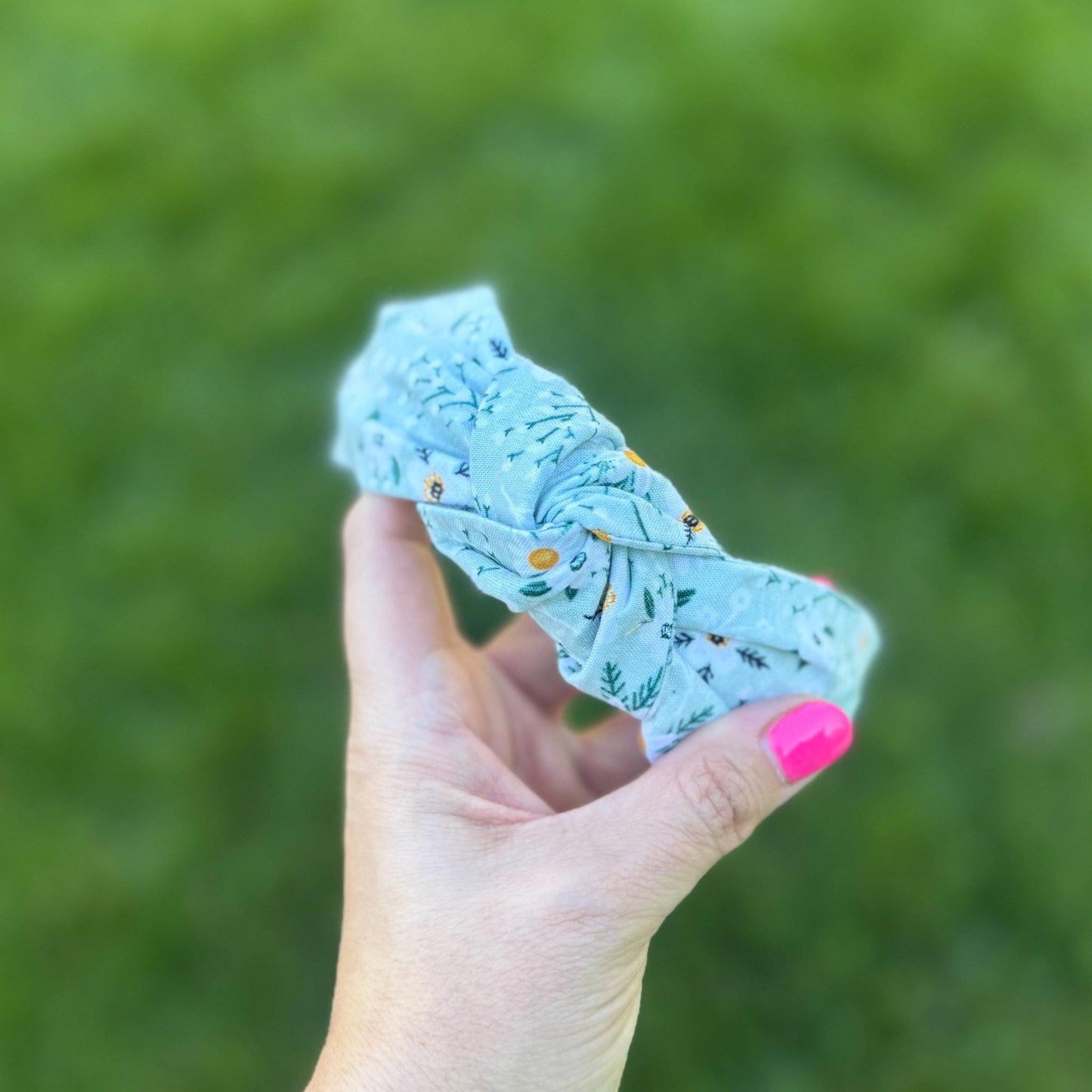 White Daisy Floral Headband