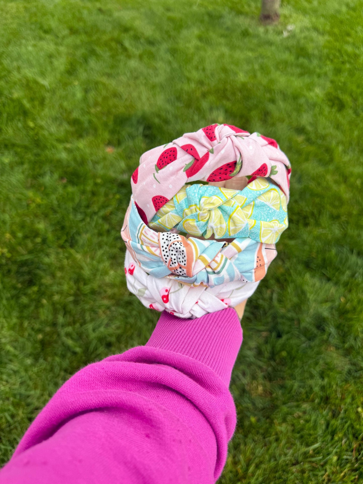 Bright Citrus Fruits Headbands
