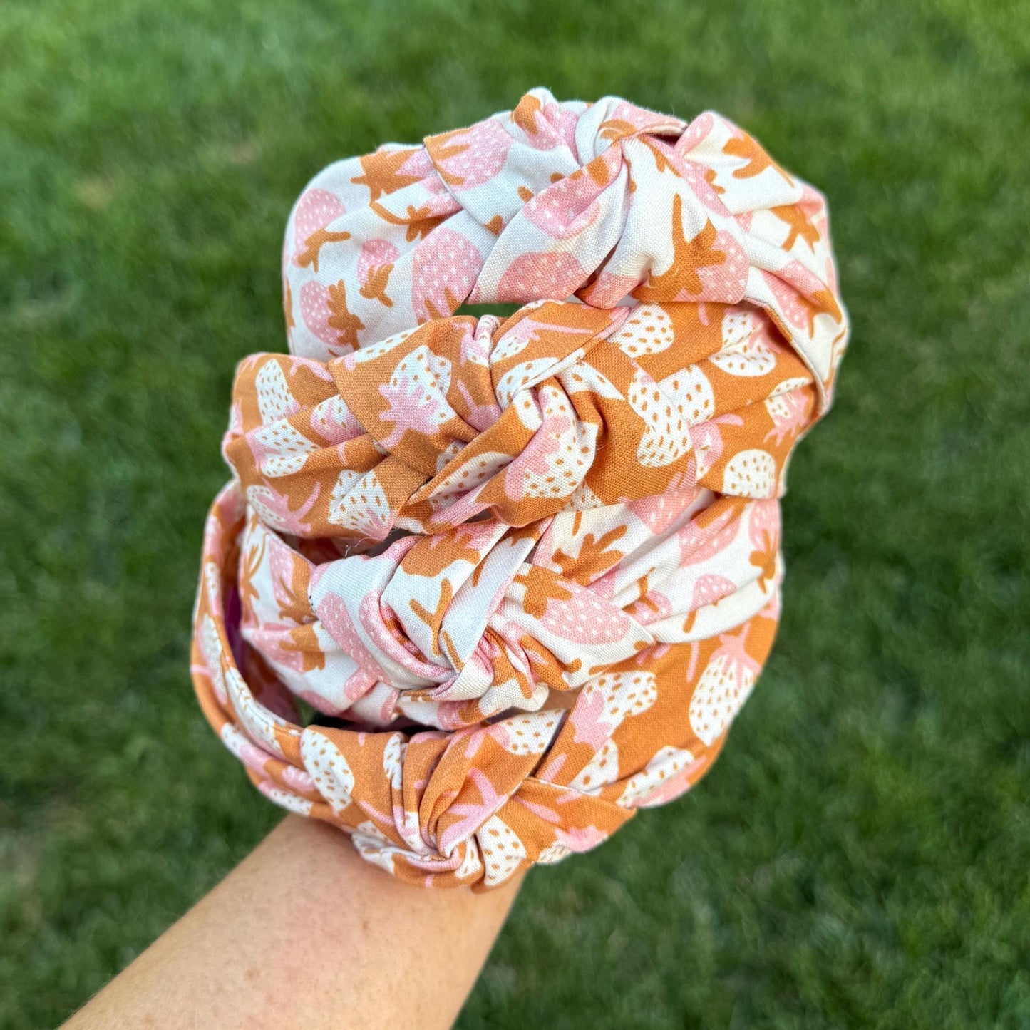 Neutral Strawberry Headbands