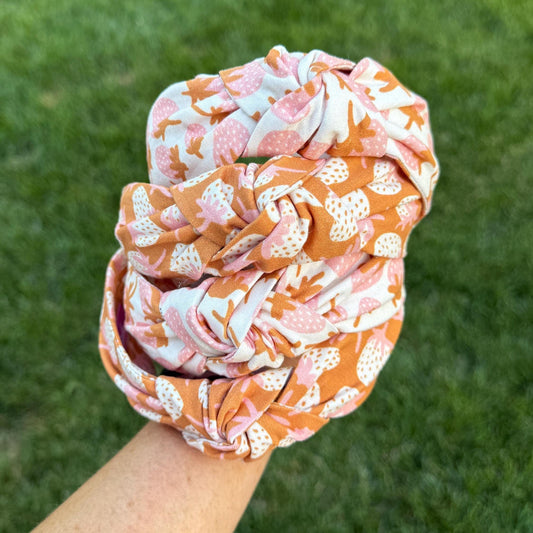 Neutral Strawberry Headbands