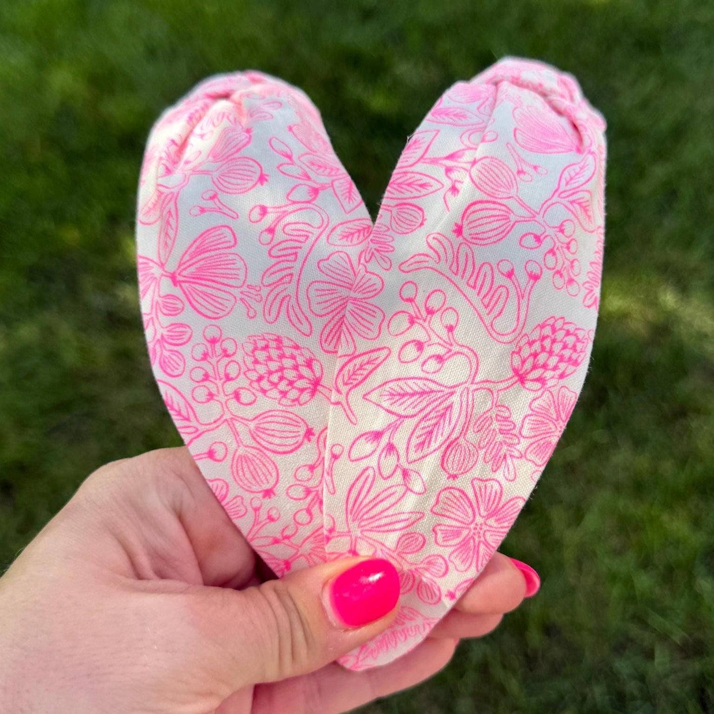Beige & Hot Pink Floral by Rifle Paper Company Headband