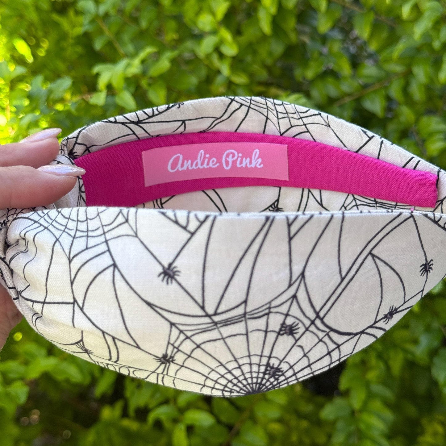 Spider Web Halloween Headbands | Made with Rifle Paper Company Fabric