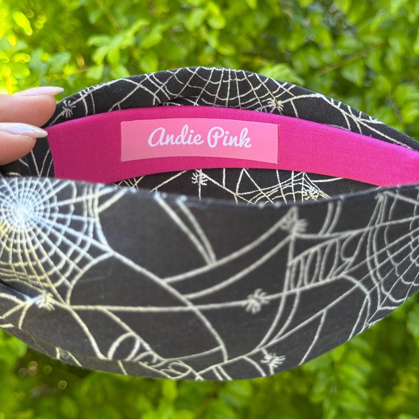 Spider Web Halloween Headbands | Made with Rifle Paper Company Fabric