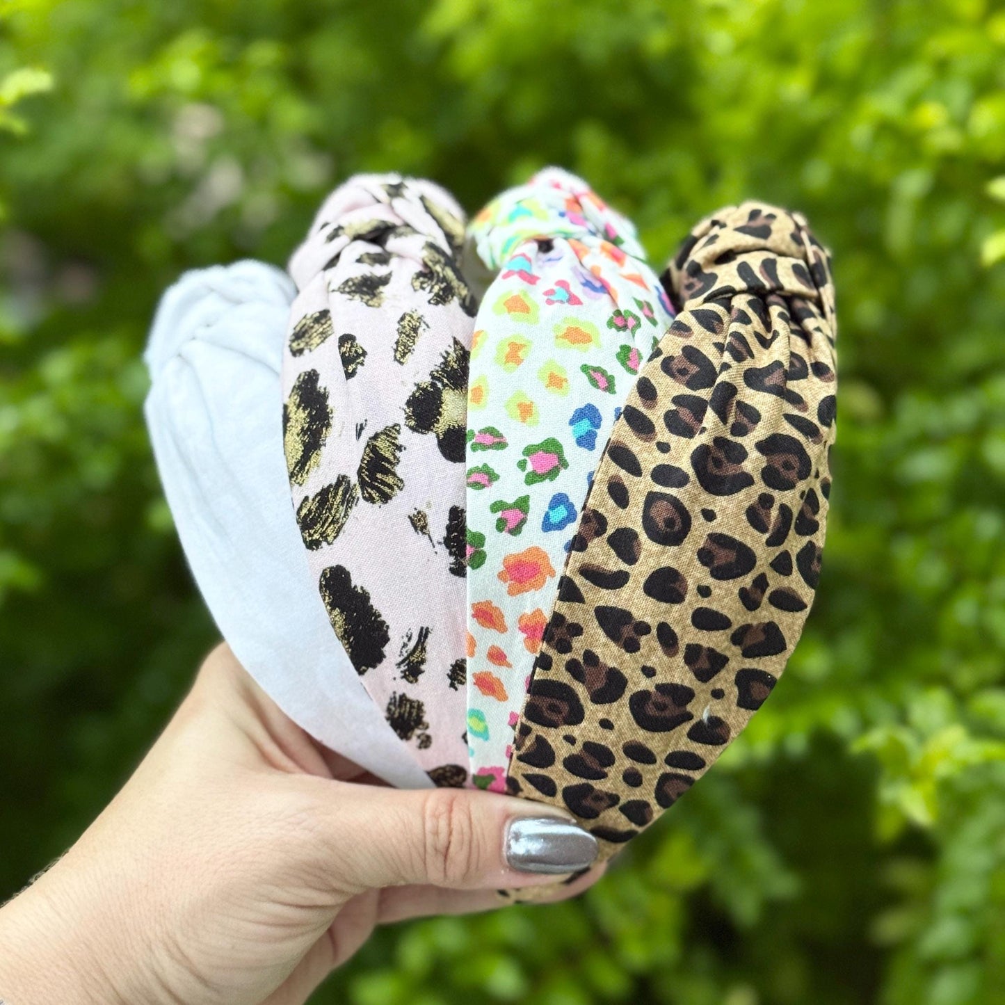 Neutral Leopard Print Headband