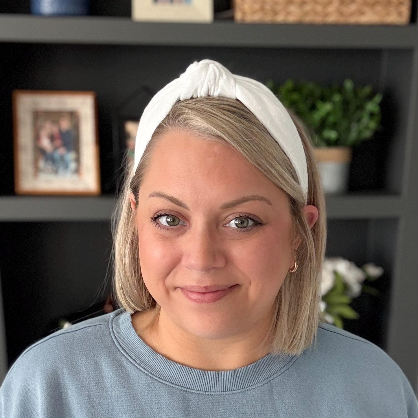 Solid White Headband