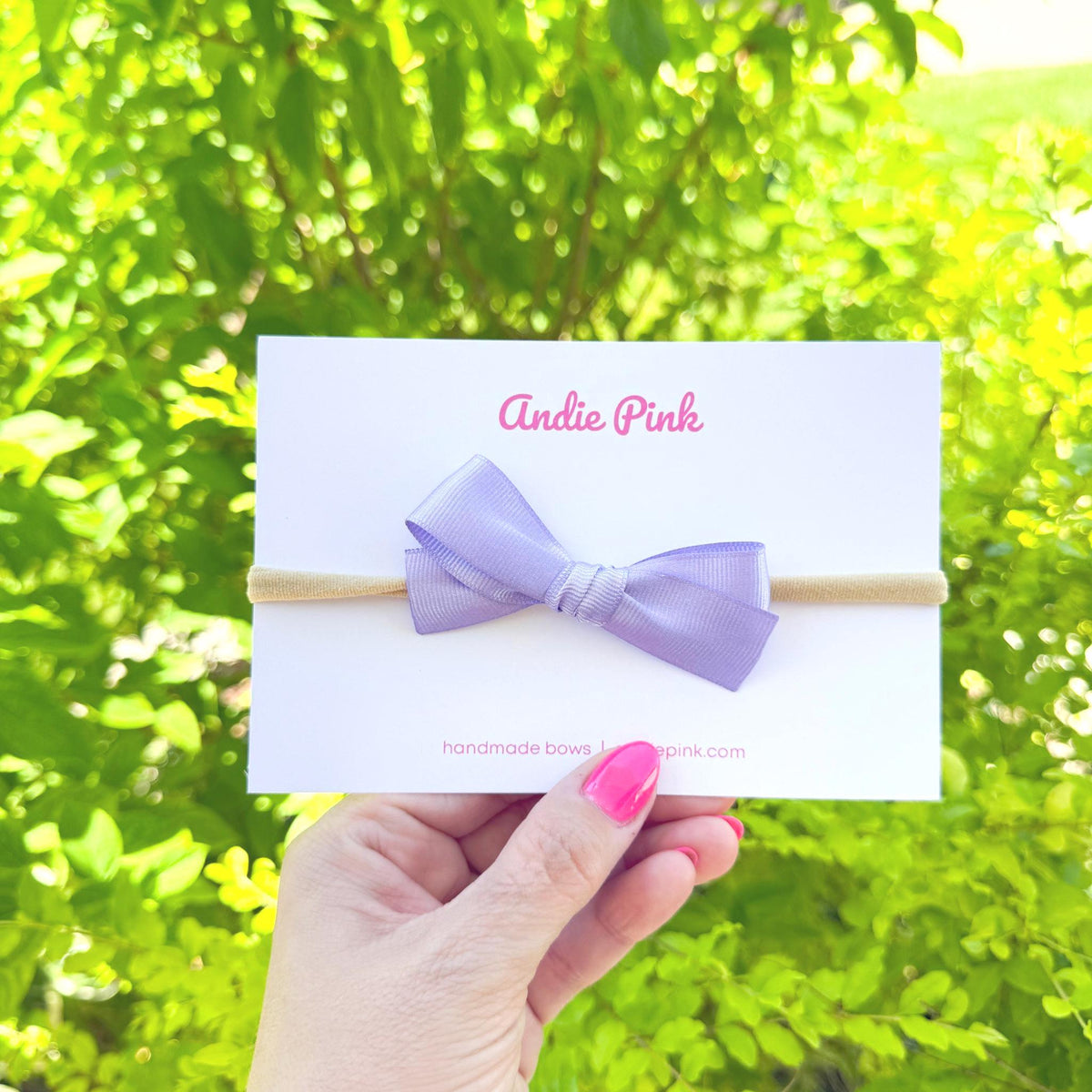 Purple Lavender Hair Bows | Toddler Bows | Single Bow or Piggy Set