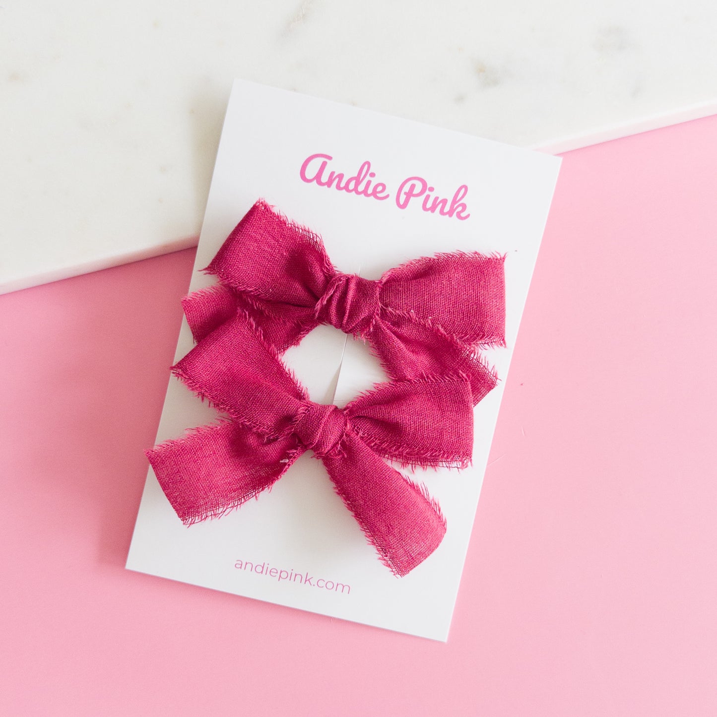 Red & Pink Piggy Bows