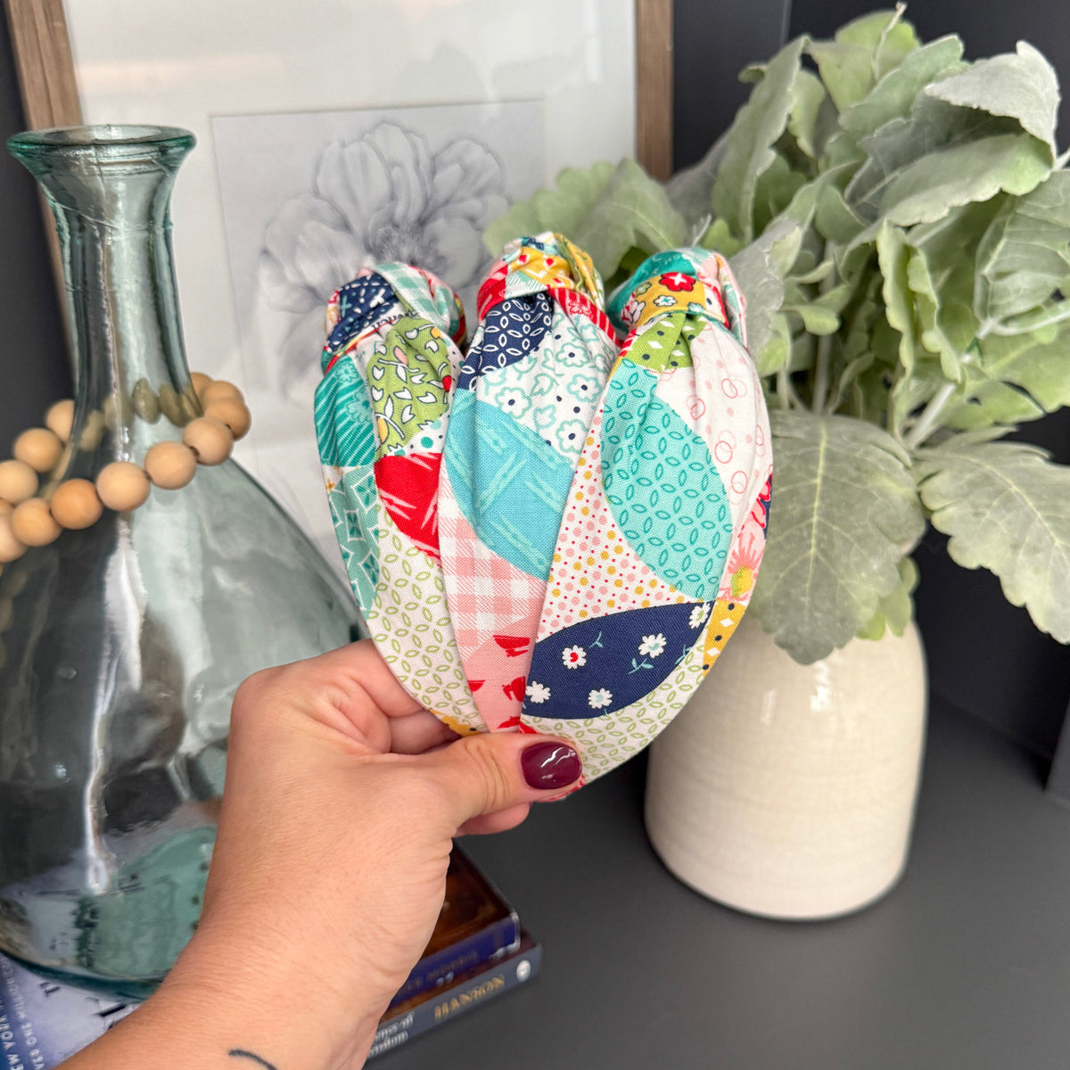 Sew Sweet Colorful Patchwork Quilt Headband