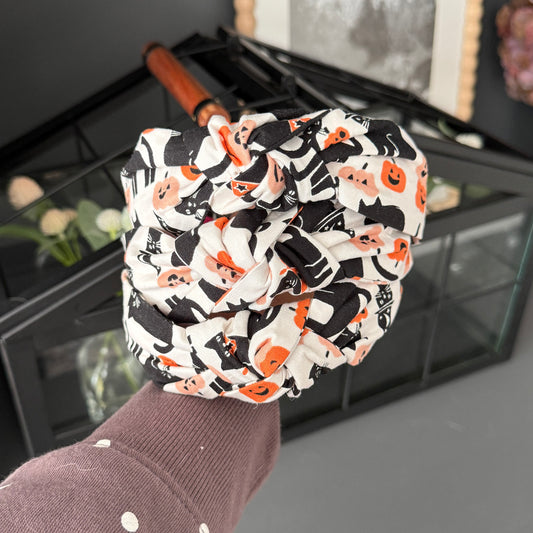 Halloween Black Cat Glow in the Dark Headband