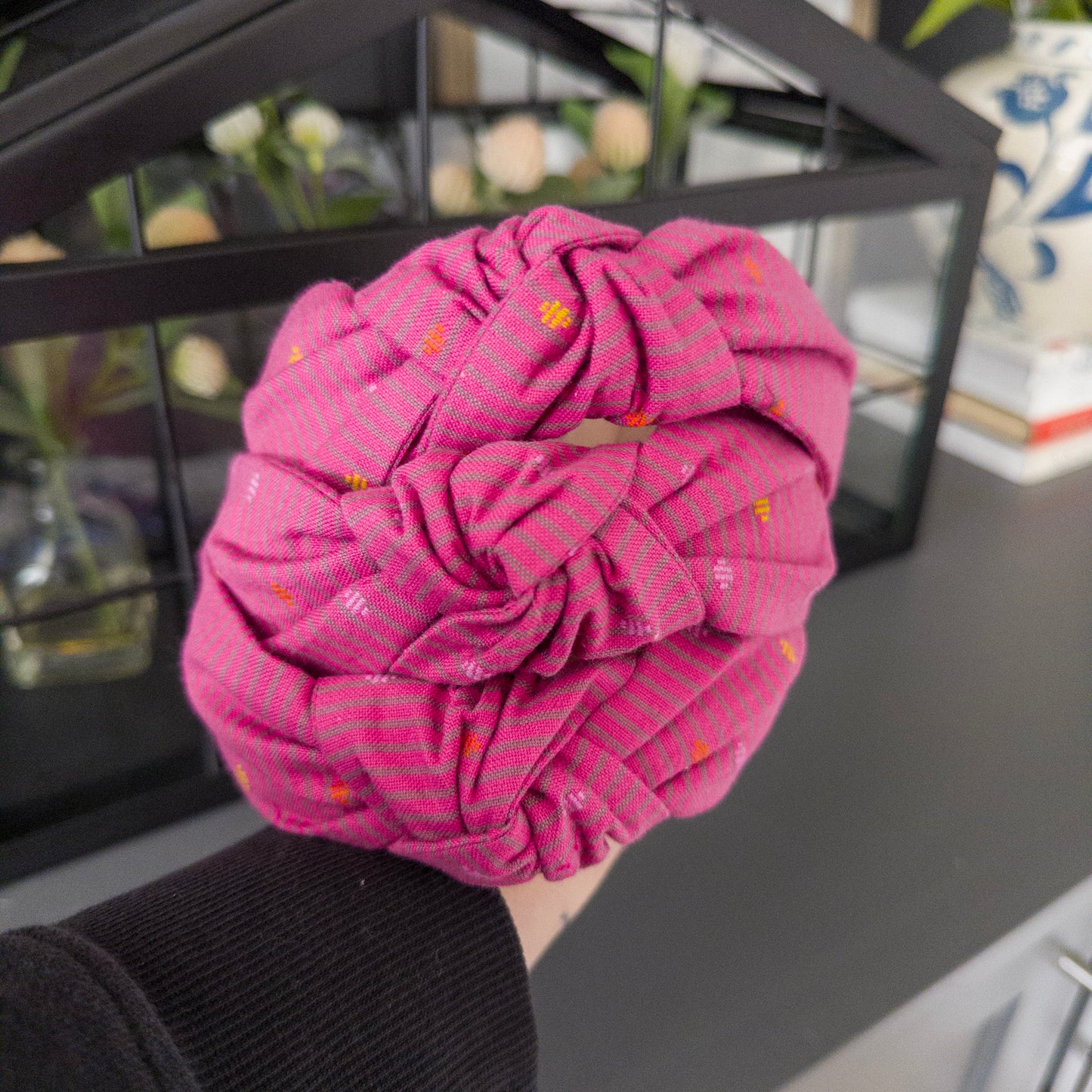 Pink Stripe Headband