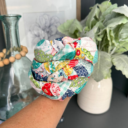 Sew Sweet Colorful Patchwork Quilt Headband