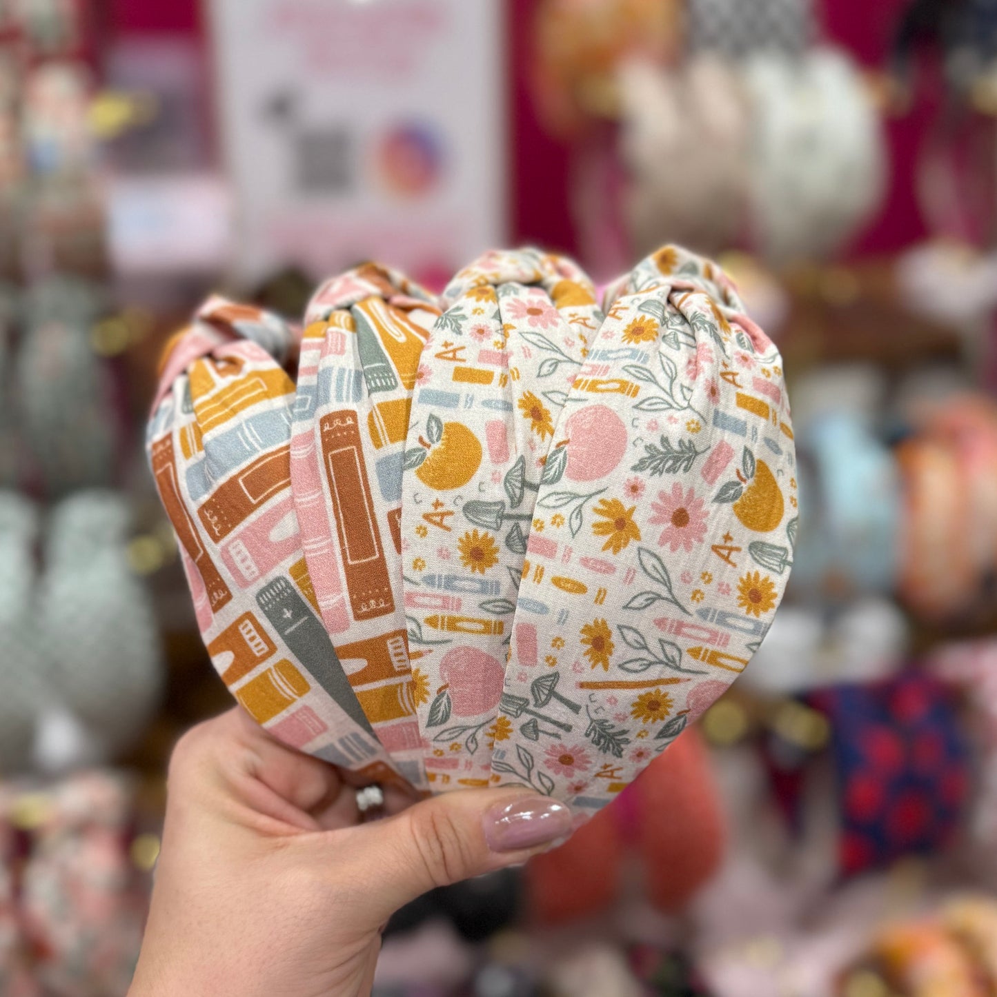 Neutral Teacher Theme Headbands